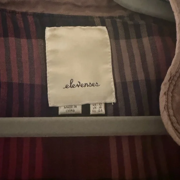 Anthropologie/Elevenses Cotton & Linen Jacket - Picture 6 of 7